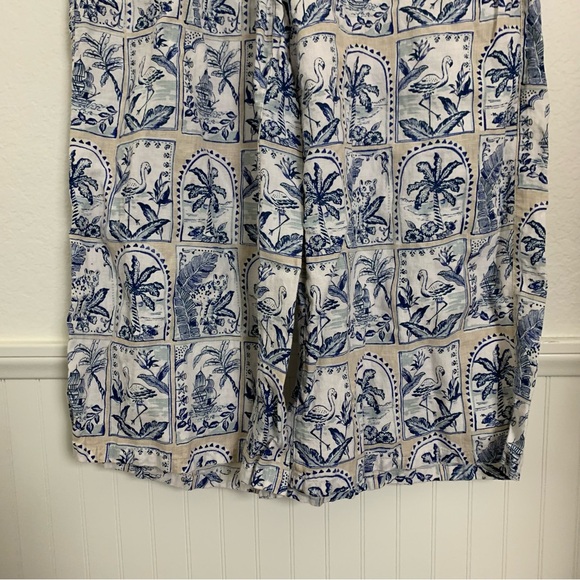 C&C California Women’s 100% Linen Relaxed Wide Leg Pant Women’s M Boho Pockets - Picture 8 of 14